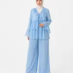 Soft Ruffle Layered Set