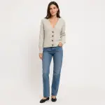 Cable Knit Button Cardigan