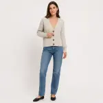 Cable Knit Button Cardigan