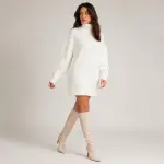 Oversized Knit Turtleneck Top