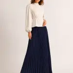 Puff Sleeve Waist Blouse